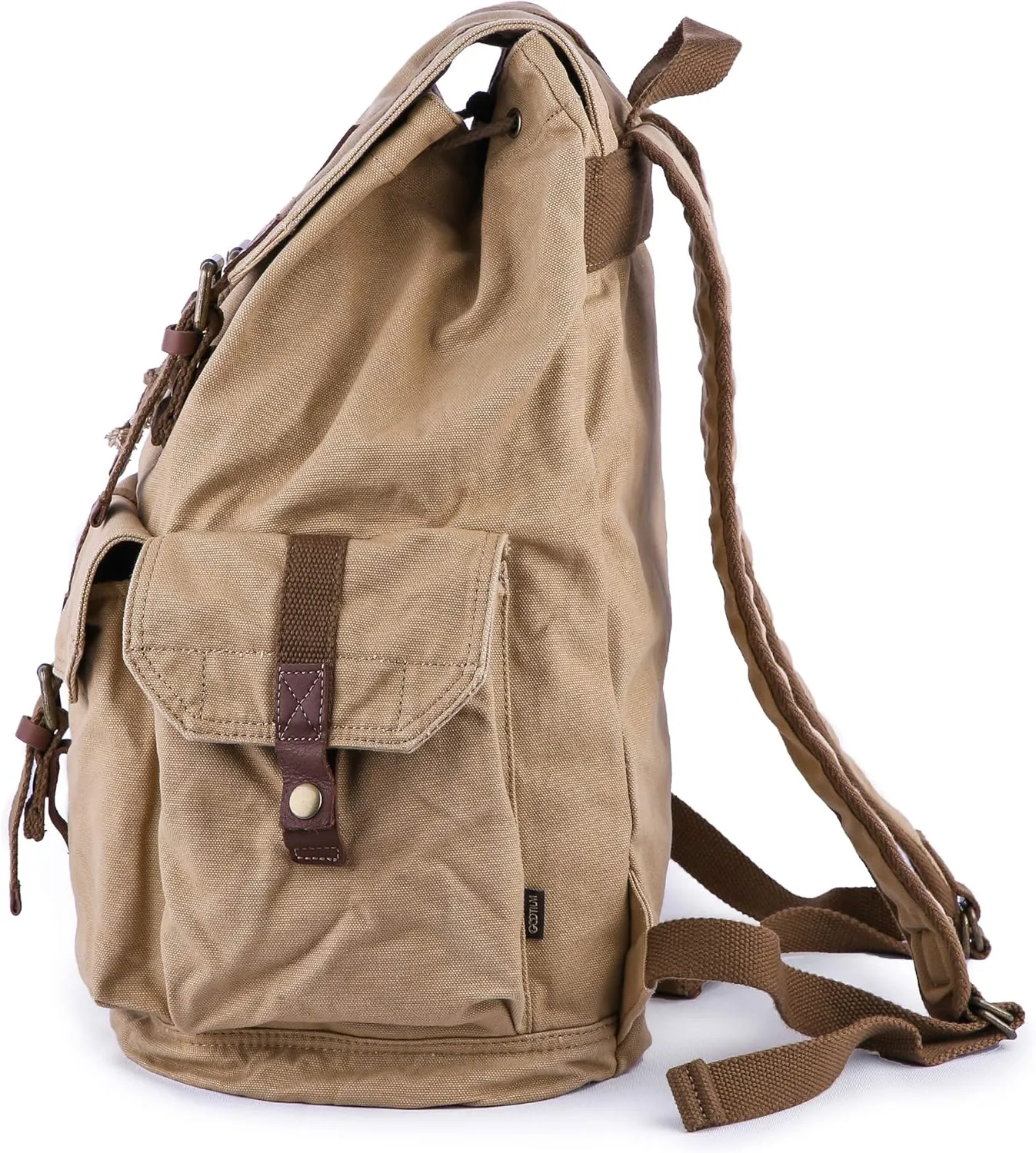 Gootium 21101KA Specially High Density Thick Canvas Backpack Rucksack,Khaki