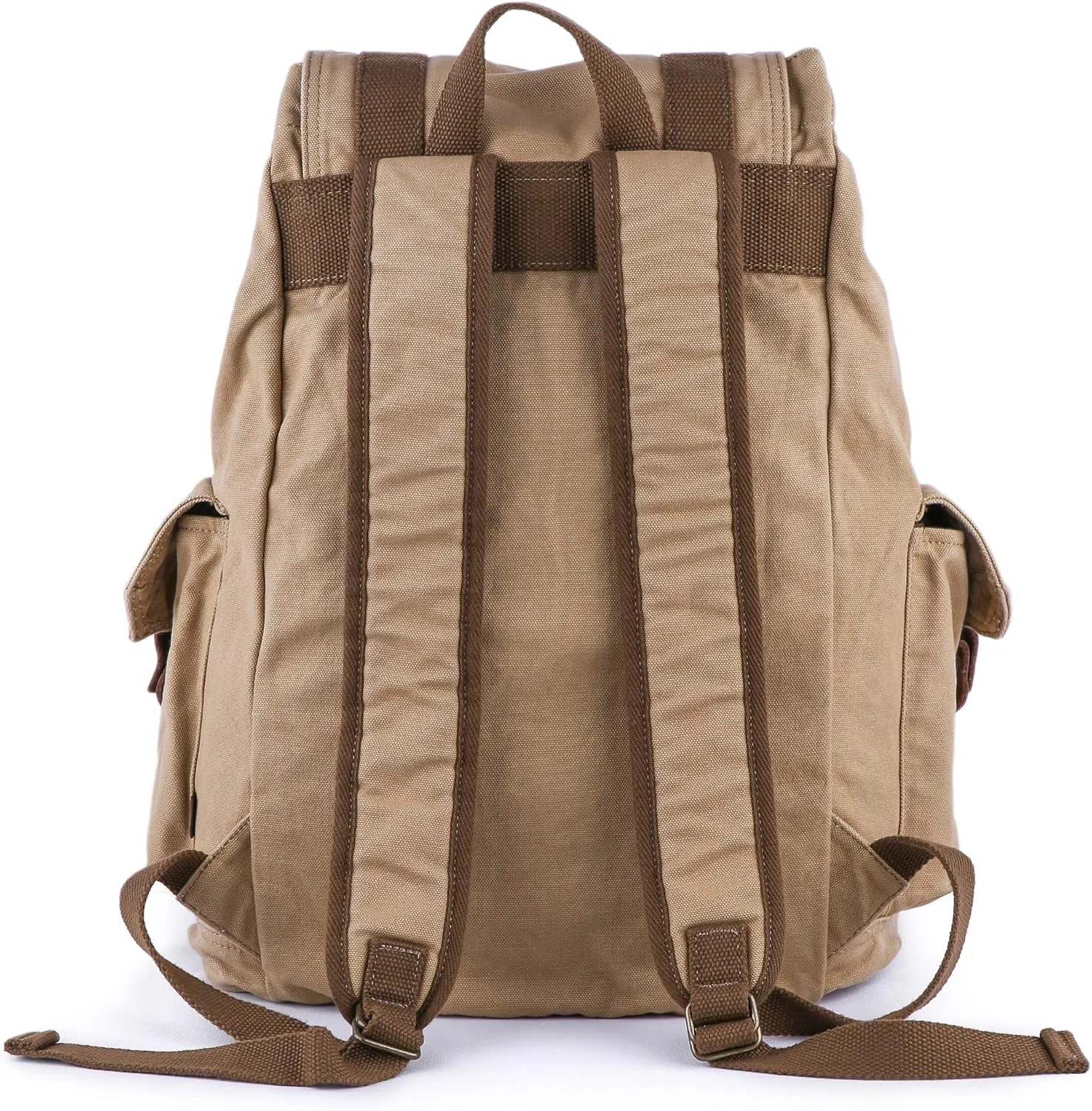 Gootium 21101KA Specially High Density Thick Canvas Backpack Rucksack,Khaki