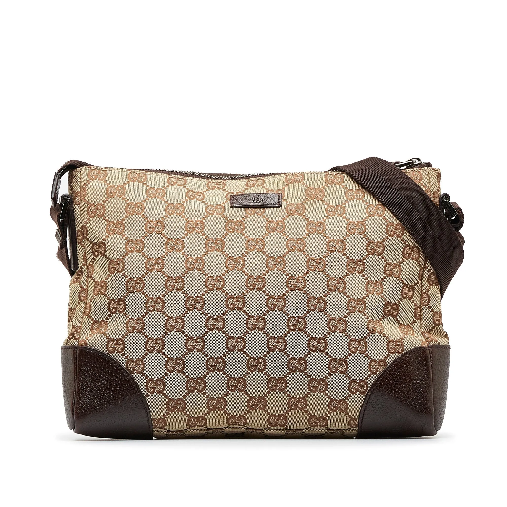 GUCCI GG Canvas Crossbody Crossbody Bag
