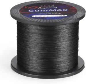 GumMAX 545/1093/1640yds 5-100LB 8X Braided Fishing Line Abrasion Resistant Superline Zero Stretch & Smaller Diameter Confuse & Never Fade in Saltwater and Freshwater