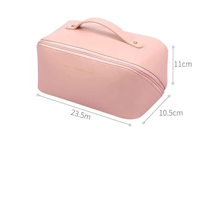 Hadlee | Women's Multifunctional PU Leather Cosmetic Makeup Bag