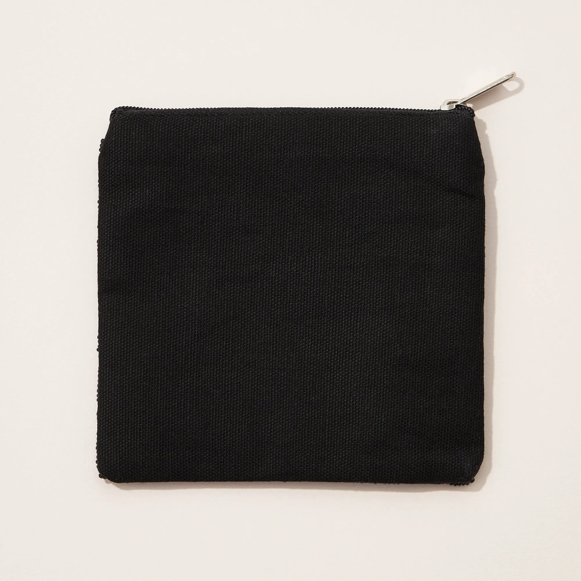 Happy Halloween Pumpkin Seed Bead Canvas Pouch