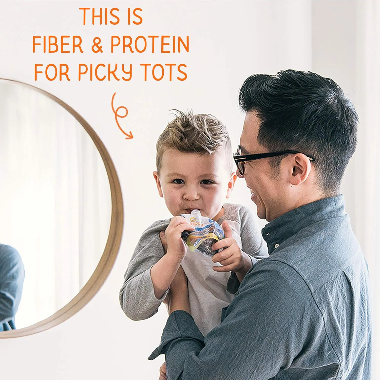 Happy Tot Organics Stage 4 Baby Food Pouches, Gluten Free, Vegan Snack, Fiber & Protein Fruit & Veggie Puree, Pears, Raspberries, Butternut Squash & Carrots, 4 Ounce(Pack of 16)