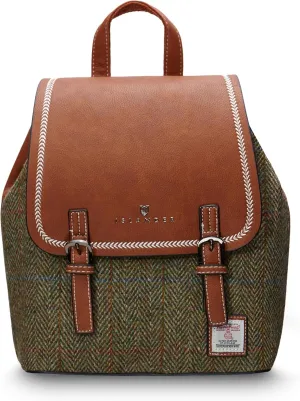 Harris Tweed® Jura Backpack, Chestnut Herringbone