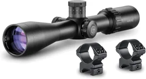 Hawke Sport Optics 3-9x42 Vantage 30 WA Riflescope (.223/.308 Marksman Reticle) with Hawke Sport Optics Match Mount 30mm Riflescope Rings (Medium Height) Bundle (2 Items)