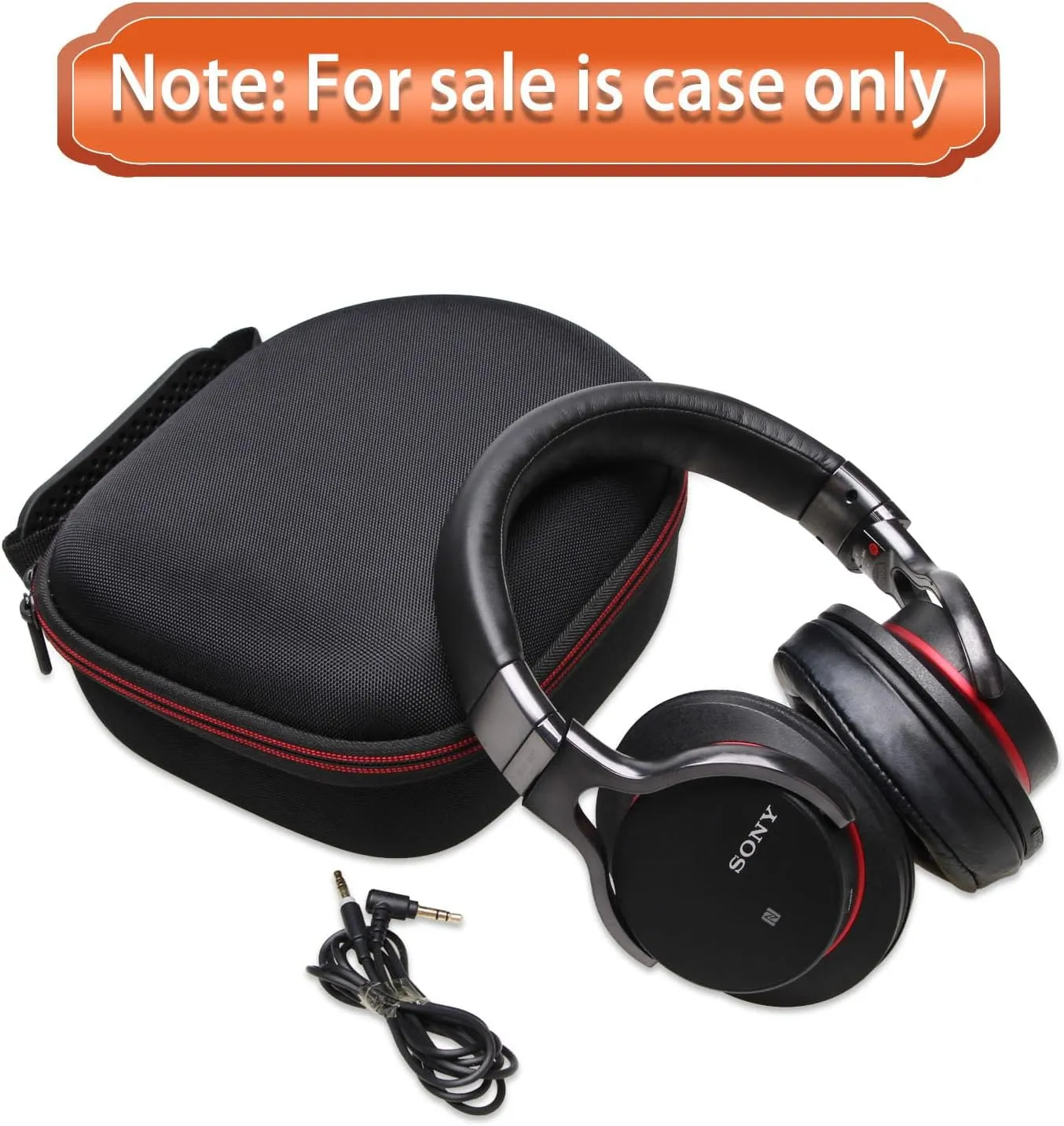 Headphone Headset Case Compatible with JBL, Beats, Sony, Soundcore Anker, Raycon, TOZO, SteelSeries, Logitech, Jabra, Bose, Audio-Technica, Sennheiser Headphones, Black Grey
