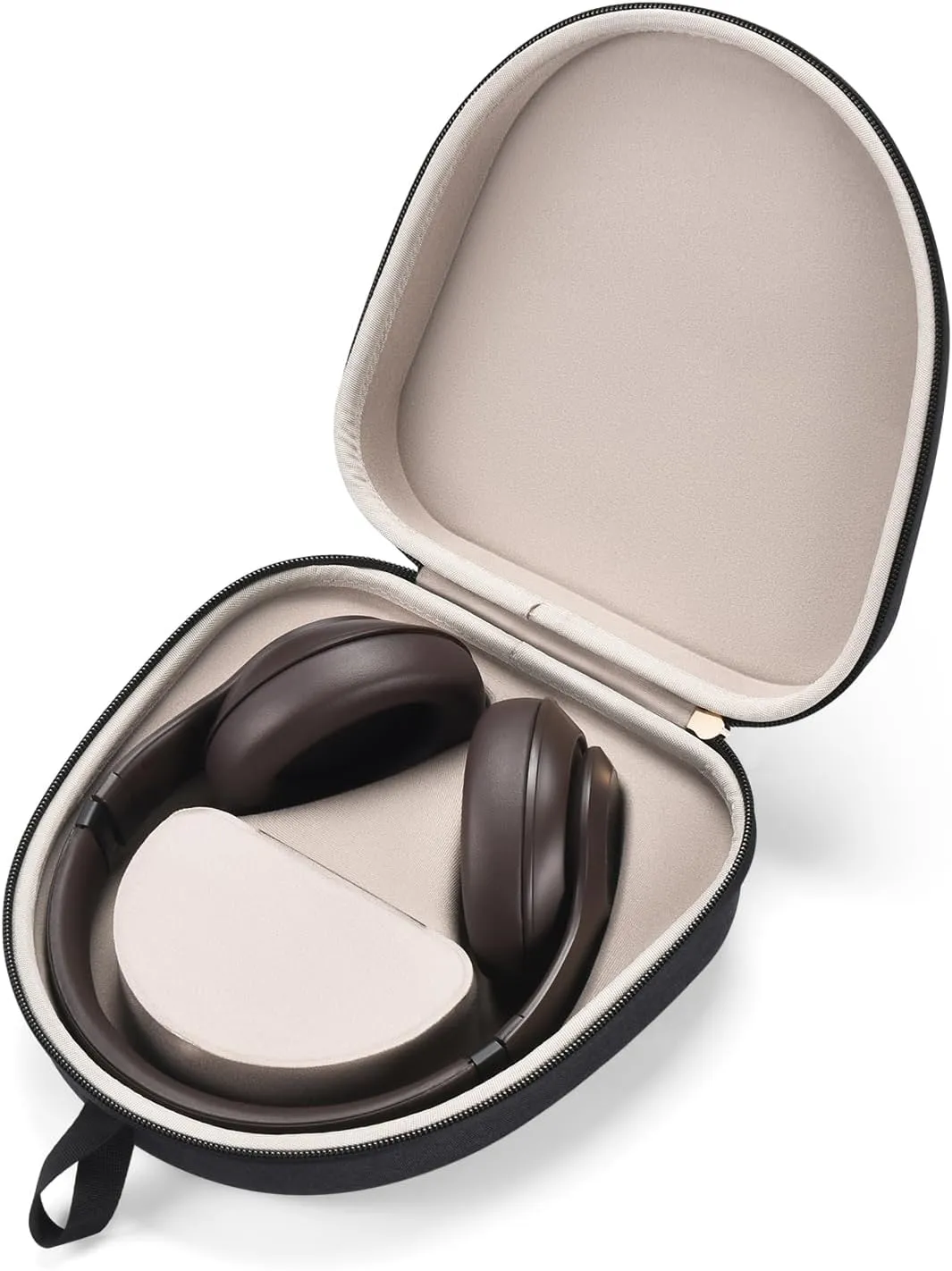 Headphones Case for Beats Studio Pro,Studio 3,Solo 4,Solo 3,Solo 2,Solo Pro,Portable Travel Carrying Cover Storage Bag for Beats Headphones Cable Accessories(Black)