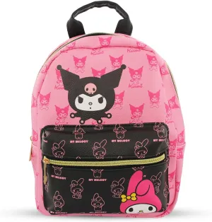 Hello Kitty and Friends Mini PU Leather Backpack Purse with Adjustable Straps 10 Inch (Pink, One Size)