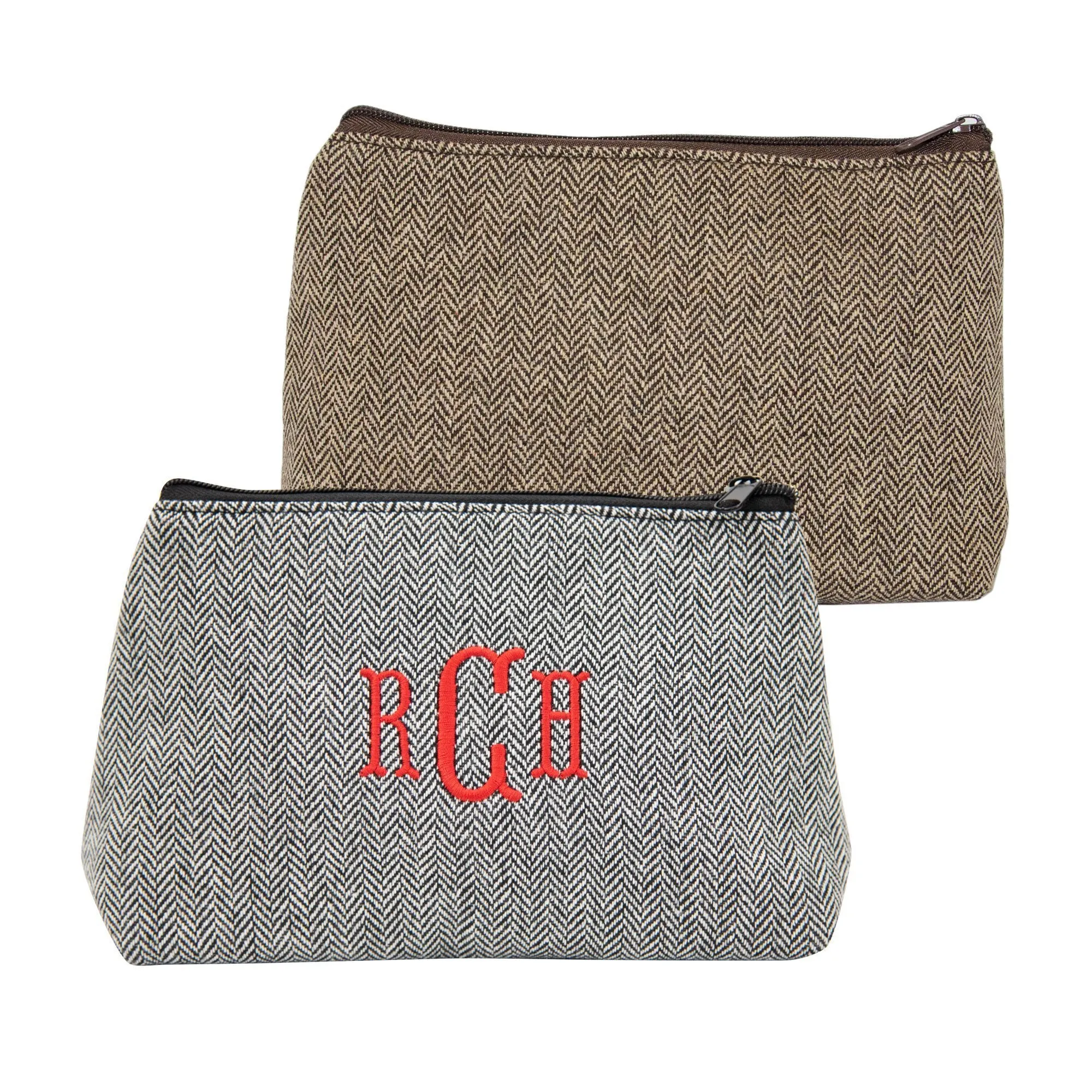 Herringbone Cosmetic Pouch