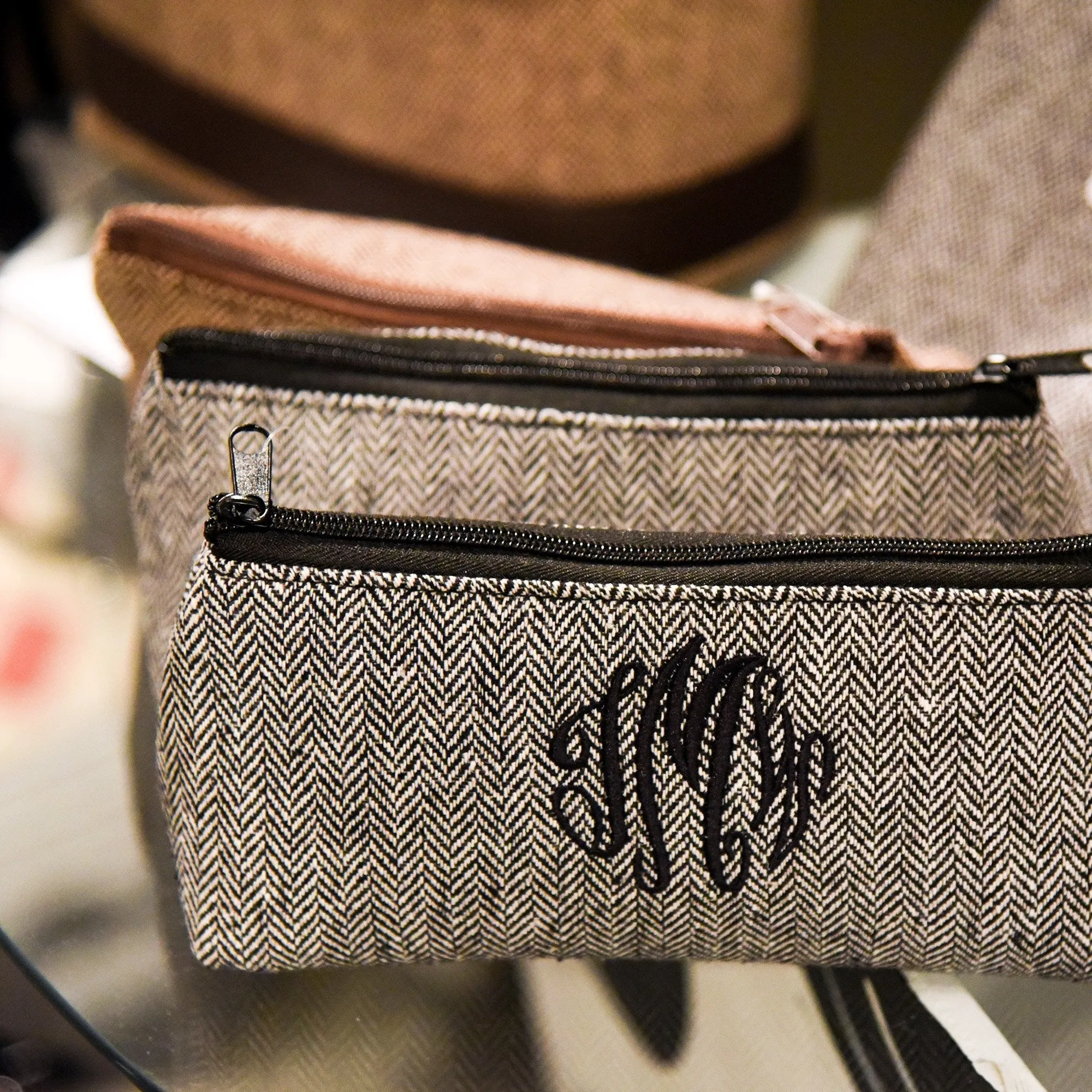 Herringbone Grab 'N' Go Pouch