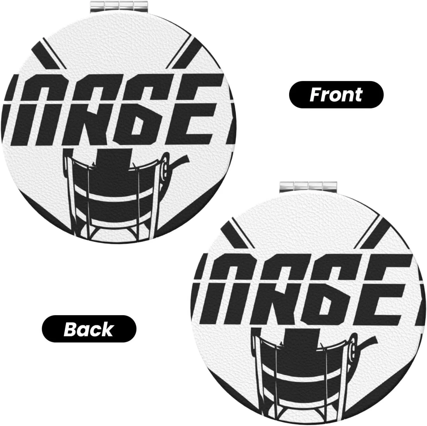 Hockey Portable Pocket Cosmetic Mirror-Compact and Light, It is A Necessary Thing to Go Out for Beauty and Makeup