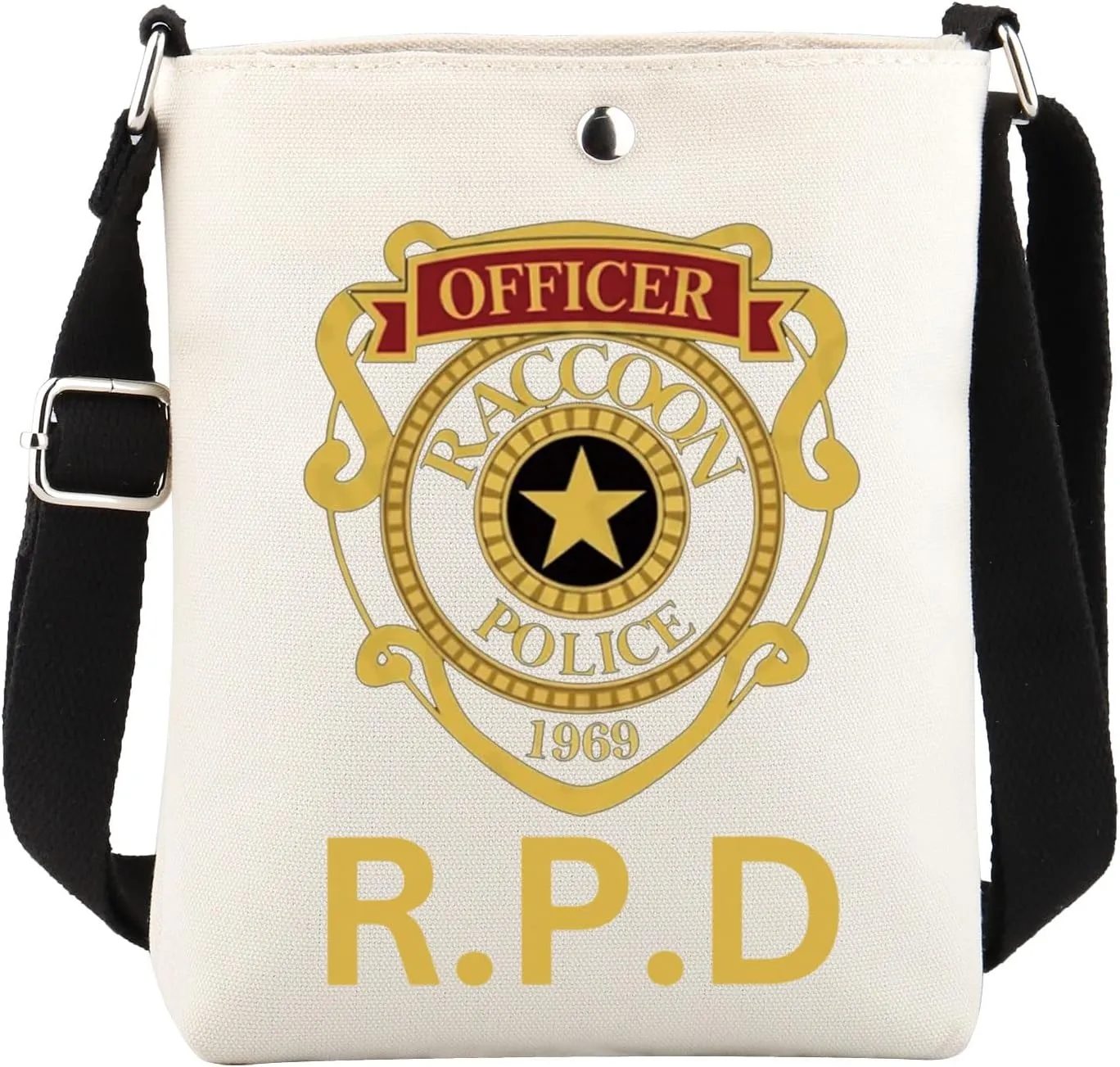 Horror Game Inspired Crossbody Bag Raccoon City Gamer Gift Police Department Gift