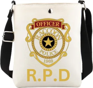 Horror Game Inspired Crossbody Bag Raccoon City Gamer Gift Police Department Gift