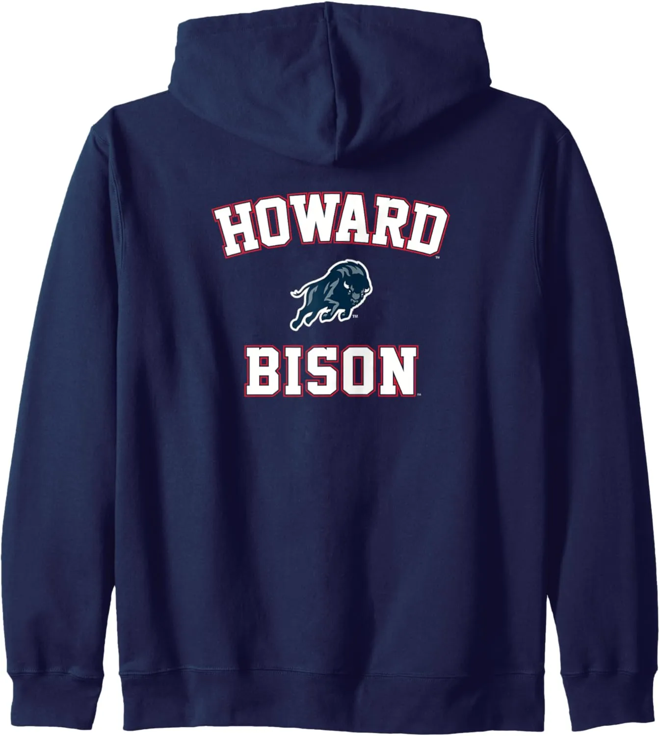 Howard University Bison Campus Classic Zip Hoodie