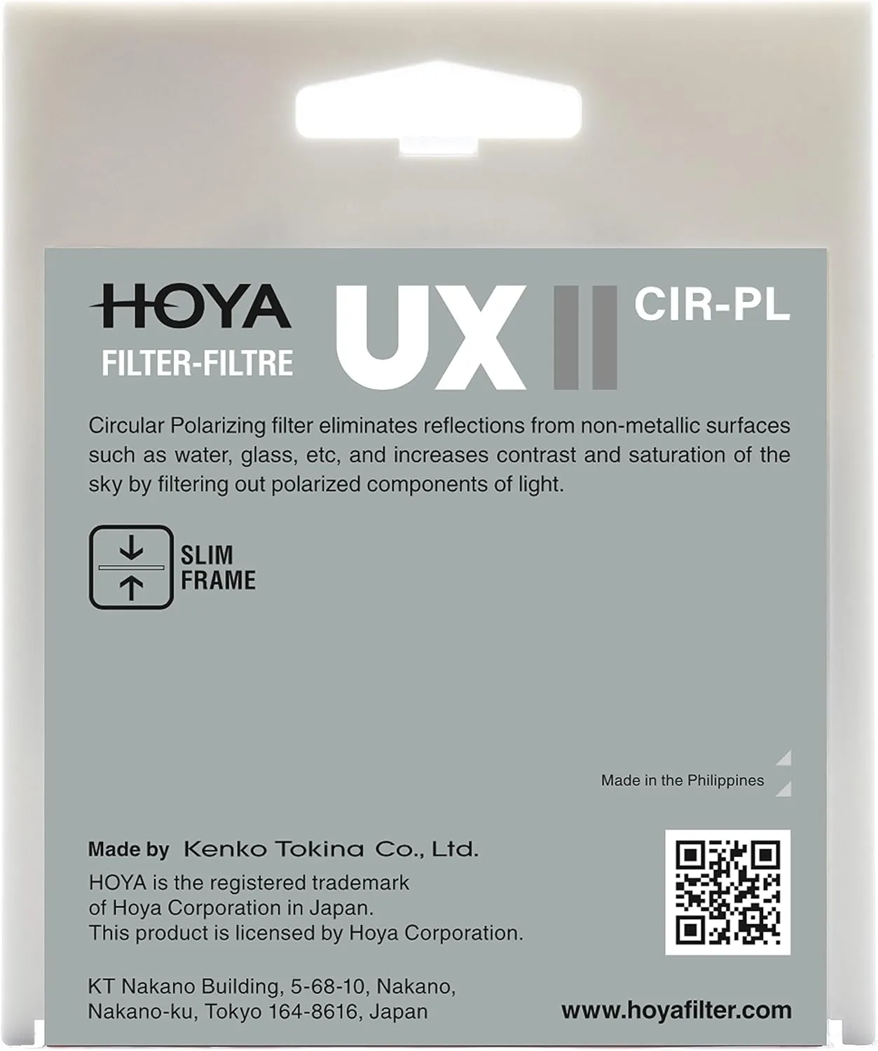 HOYA 52.0MM UX II CIR-PL