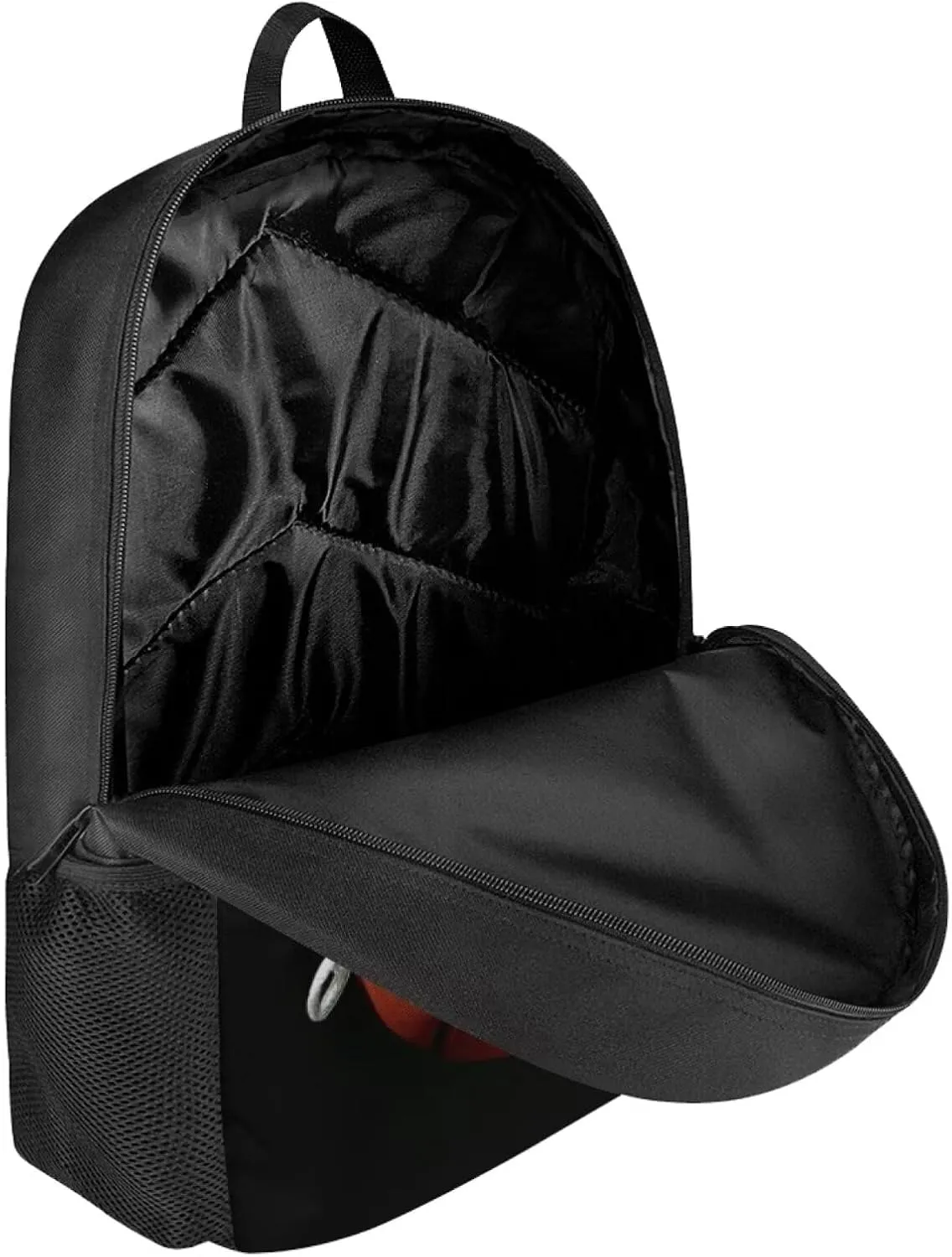 HUGS IDEA Basketball School Backpack for Boys Elementary Students Middle High Students Shoulder Bagpack Knapsack 17 Inches