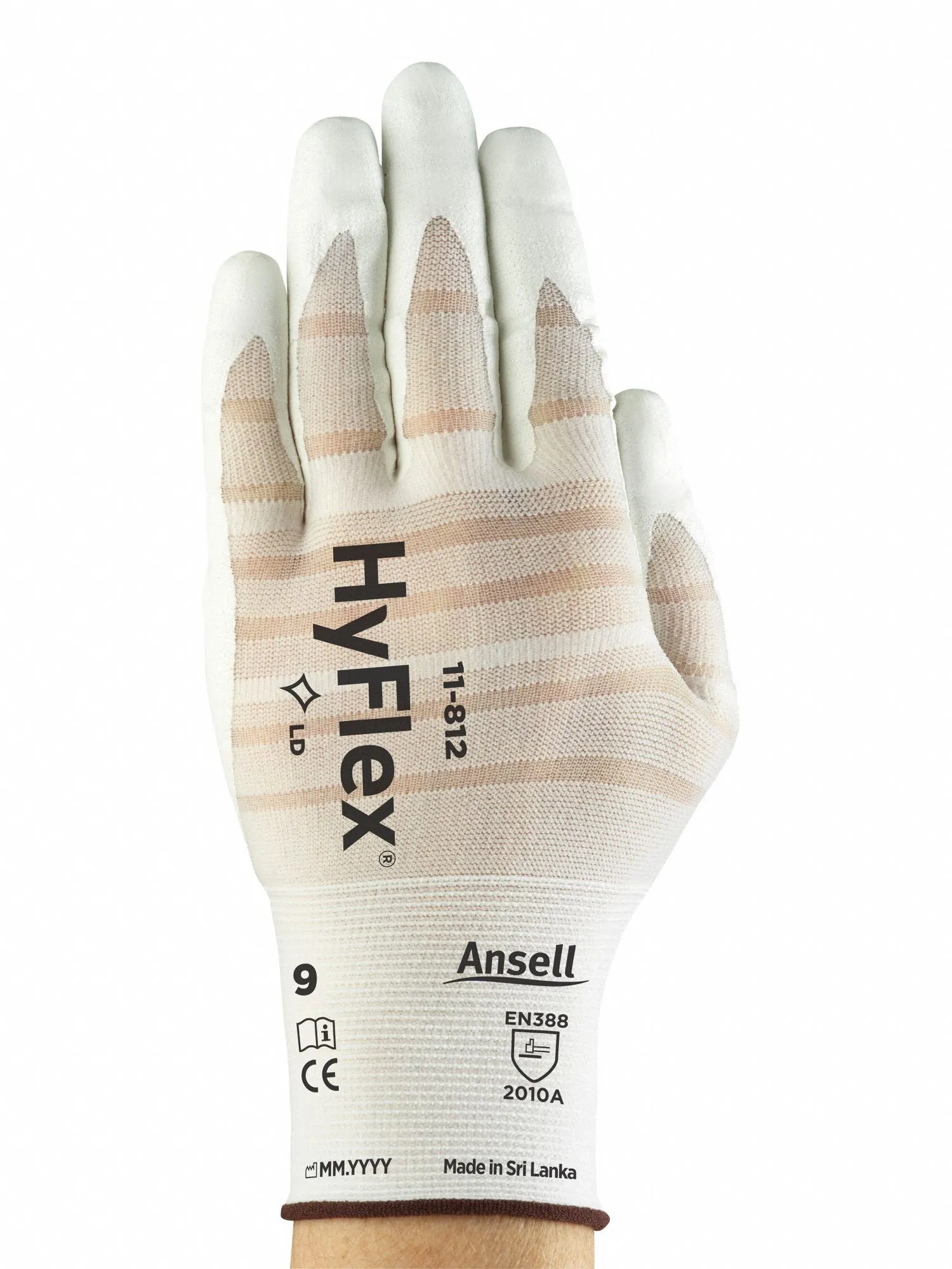 HYFLEX Foam Nitrile Coated Gloves - Small, ANSI Level 3 Abrasion