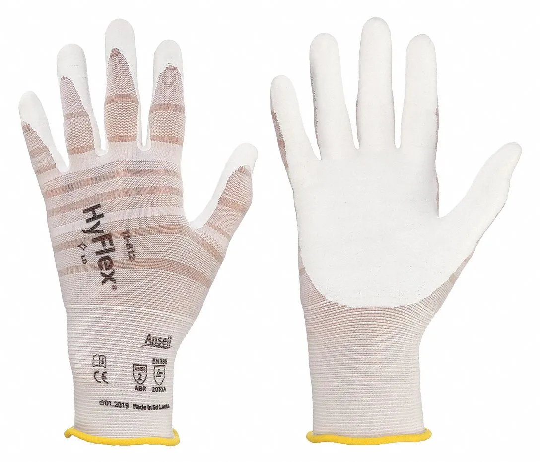 HYFLEX Foam Nitrile Coated Gloves - Small, ANSI Level 3 Abrasion