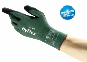 HYFLEX Foam Nitrile Knit Gloves, 2XS, Abrasion Level 4