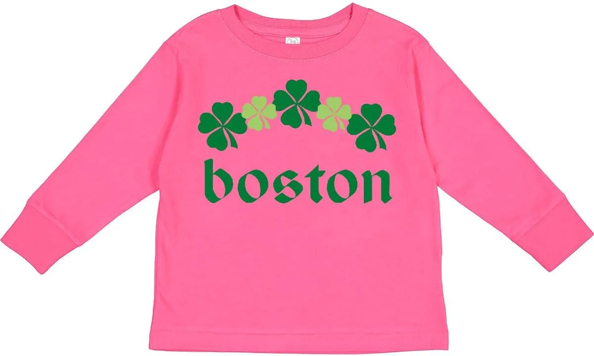 inktastic Boston Irish Toddler Long Sleeve T-Shirt