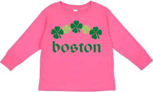 inktastic Boston Irish Toddler Long Sleeve T-Shirt