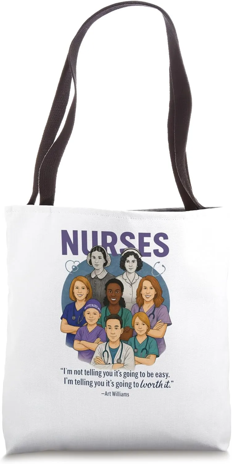 Inspirational Nurses; Future Nurse, Healthcare Tote Bag