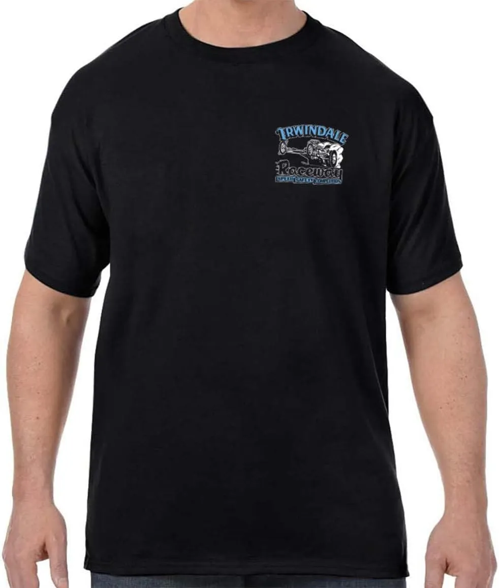 Irwindale Raceway Black Men's Short Sleeve T-Shirt
