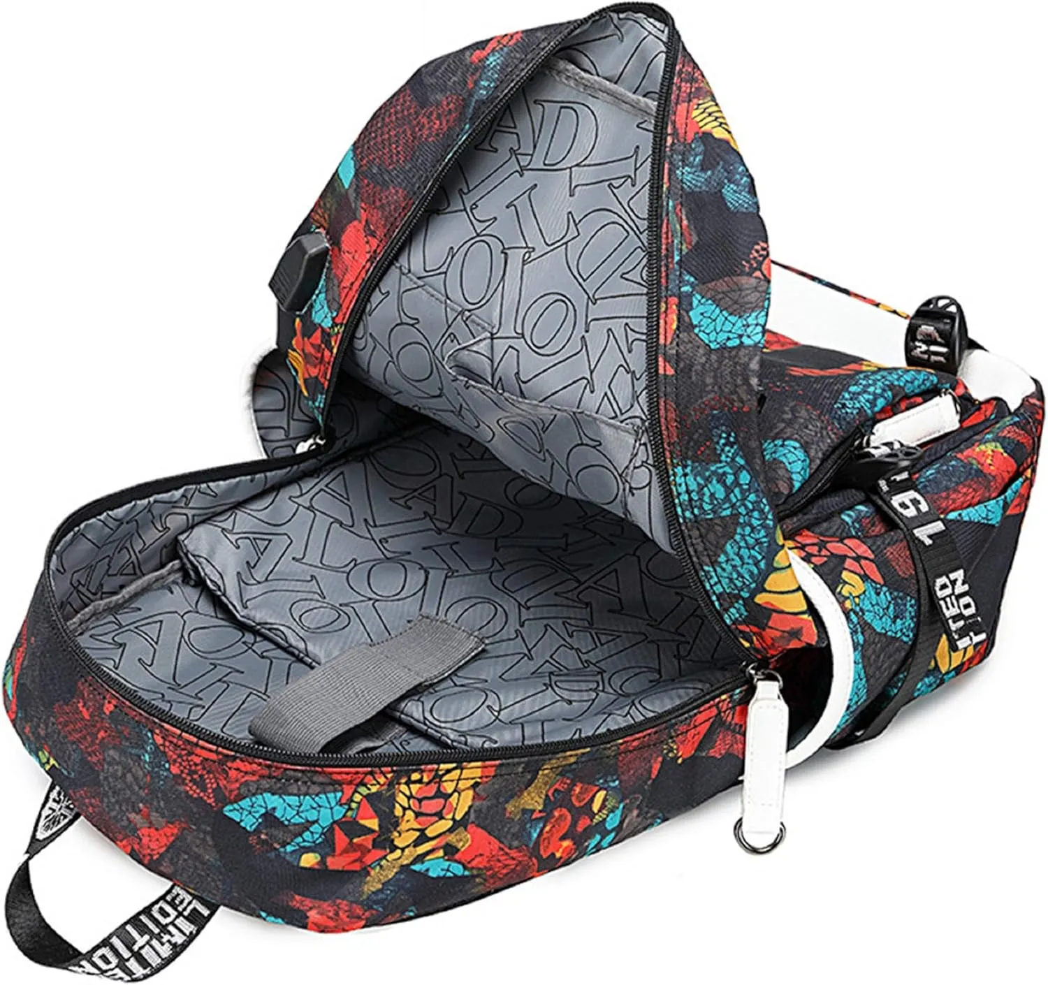 ISaikoy Anime Anya Forger Backpack Shoulder Bag Bookbag School Bag Laptop Bag Daypack 12