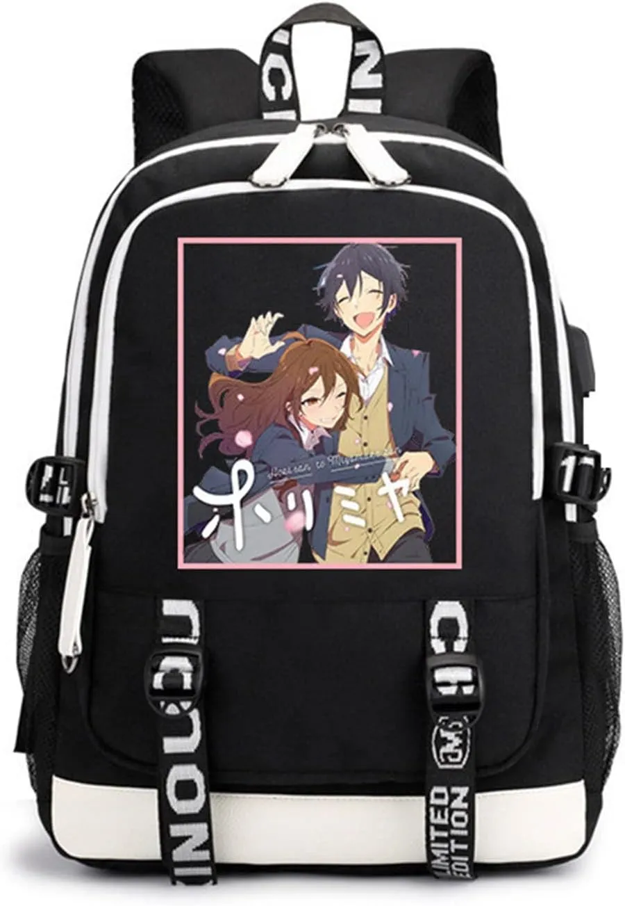 ISaikoy Anime Horimiya Backpack Shoulder Bag Bookbag School Bag D9