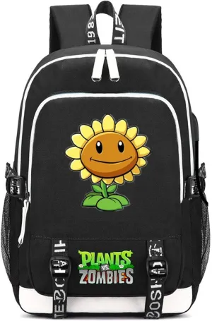 ISaikoy Anime Plants vs. Zombies Backpack Shoulder Bag Bookbag School Bag Daypack Color c13