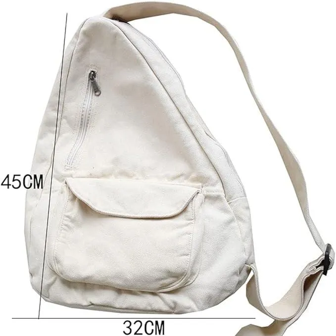 Isla | Women's Canvas Crossbody Messenger Sling Bag