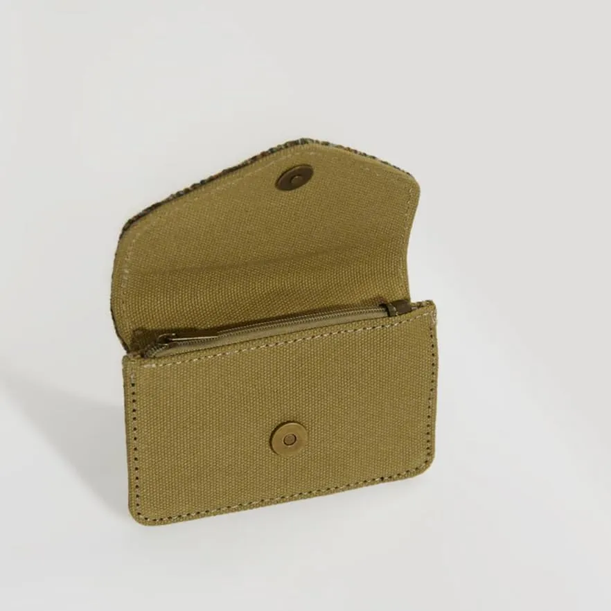 Islander The Luna Bag for Women Harris Tweed Crossbody With Detachable Card Wallet
