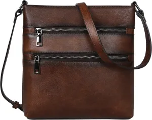 Iswee Leather Shoulder Bag Designer Large Capacity Cross Body Bag