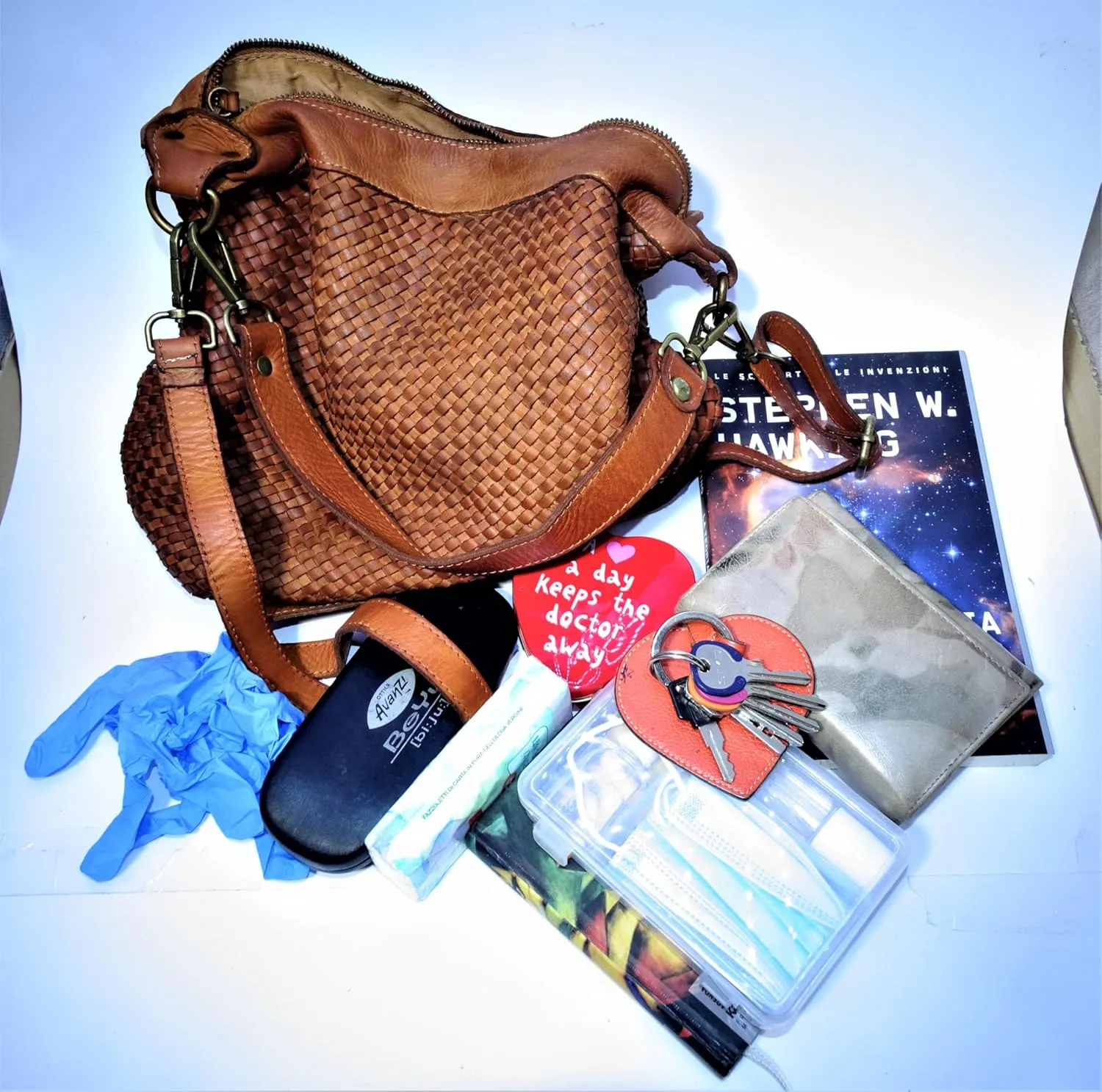 Italian Leather Handbag, Soft and Durable, Versatile Design