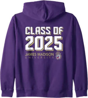 James Madison University JMU Dukes Class of 2025 Zip Hoodie