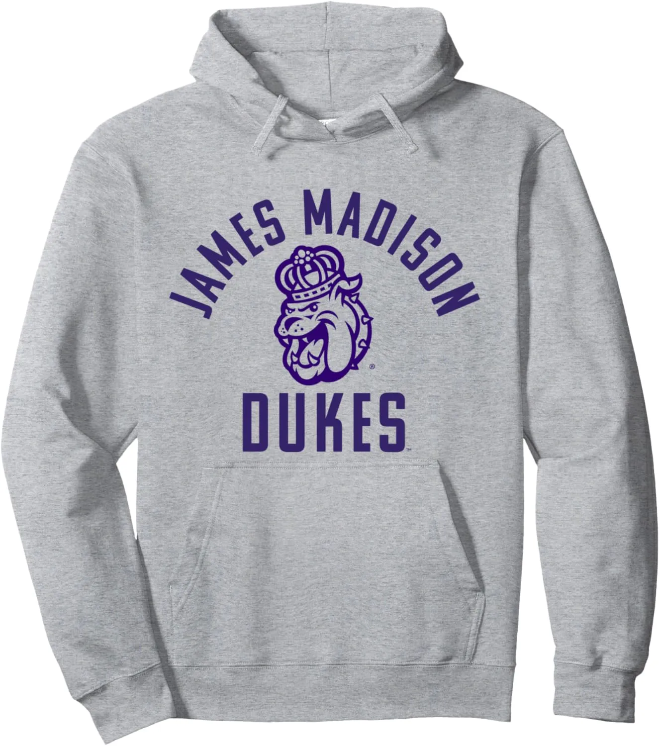 James Madison University JMU Dukes Large One Color Dukes Pullover Hoodie