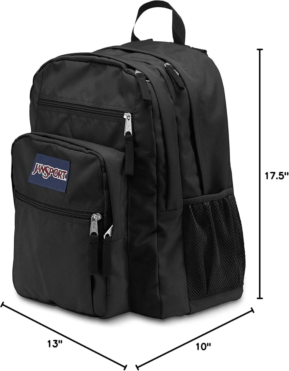 JanSport Big Student Backpack (Black/Black, One Size)