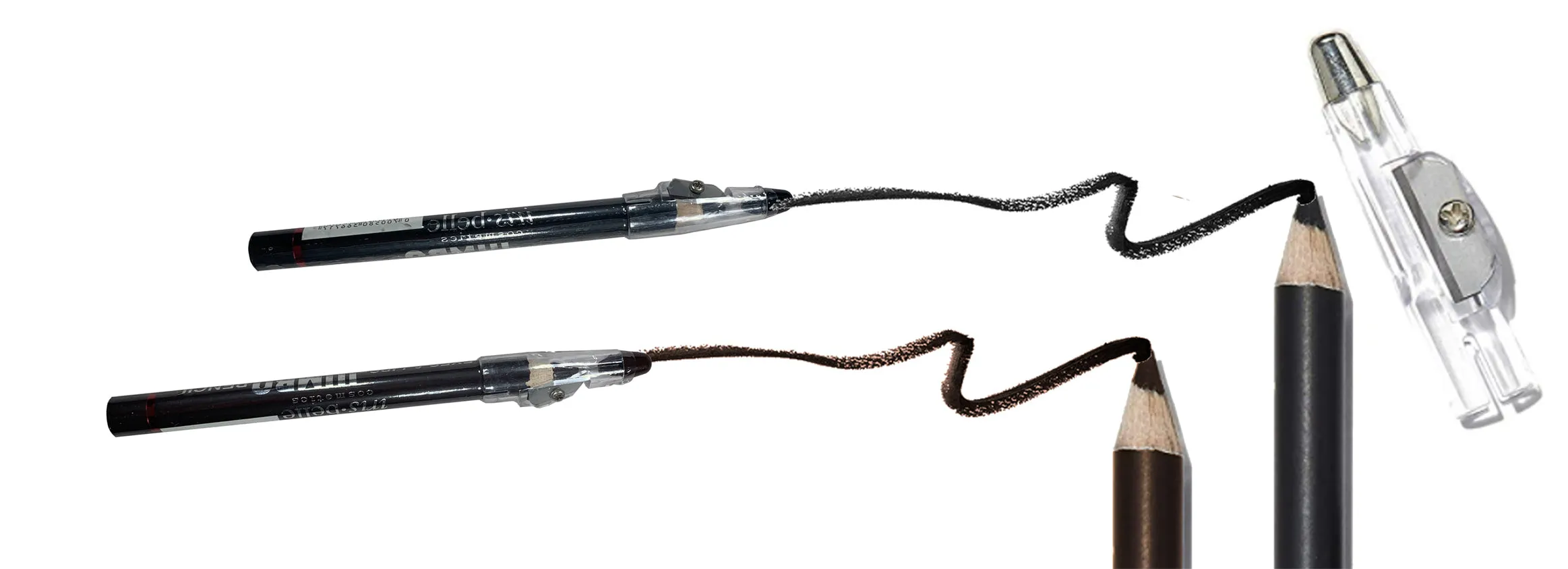 JE JUMBO EYELINER W/SHARPENER BL/D.BR