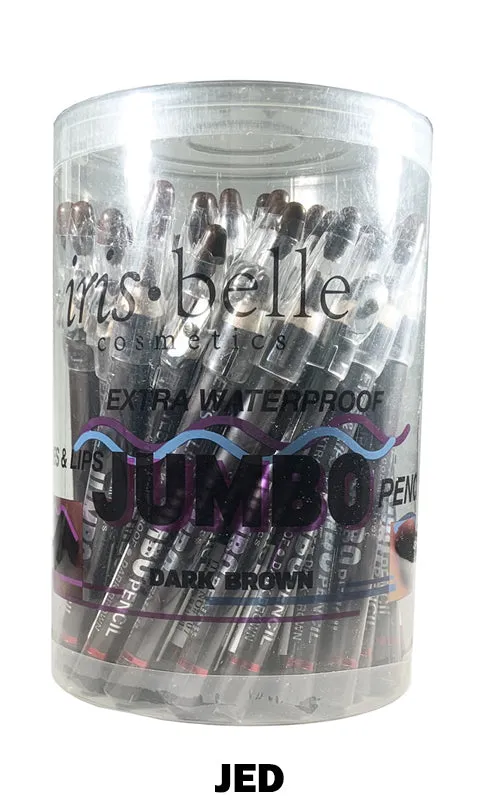 JE JUMBO EYELINER W/SHARPENER BL/D.BR