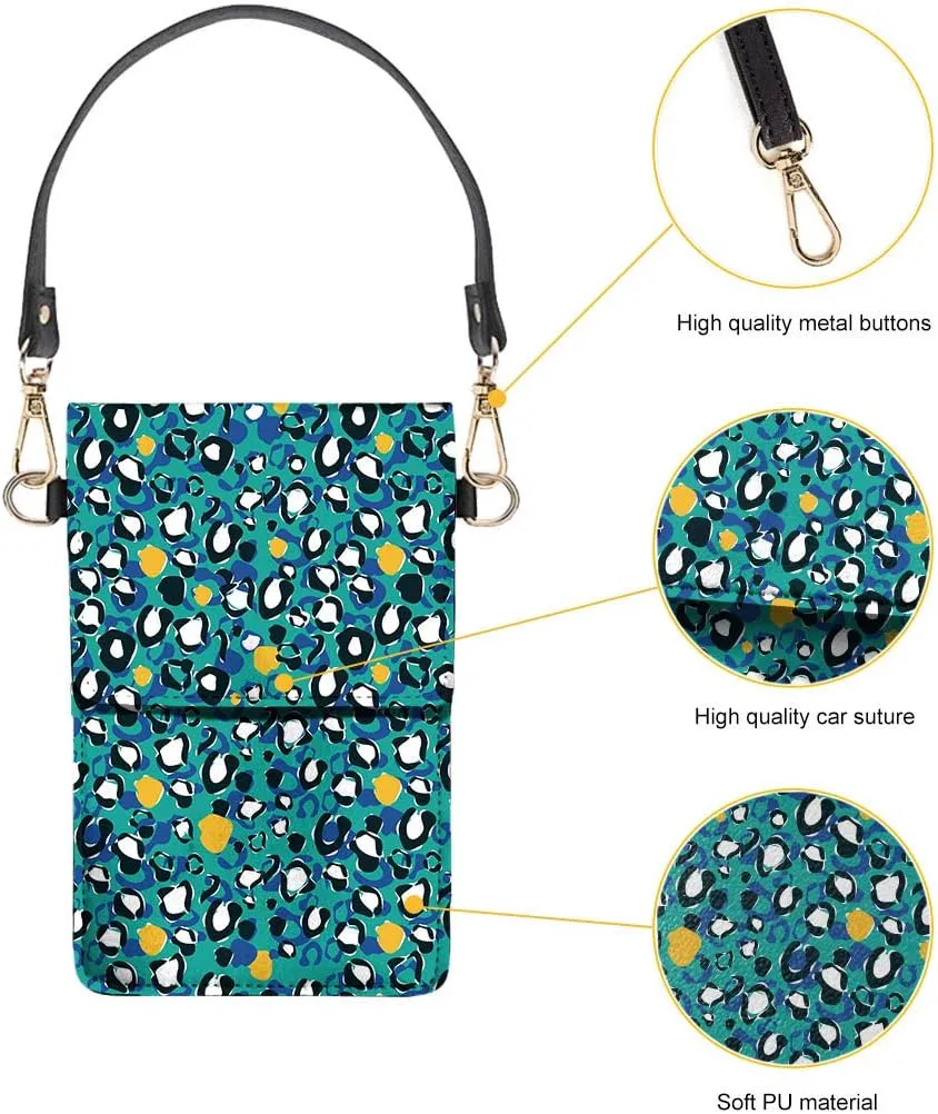 JEOCODY Touch Screen Phone Purse, Lightweight Small Wallet Purses and Handbags with a Shoulder Strap for Women