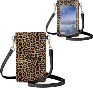 JEOCODY Touch Screen Phone Purse, Lightweight Small Wallet Purses and Handbags with a Shoulder Strap for Women