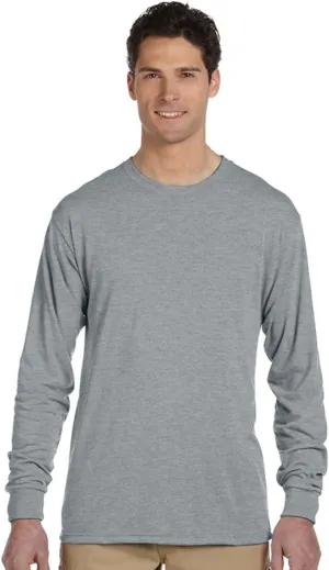 Jerzees 5.3 oz. 100% Polyester Sport with Moisture-Wicking Long-Sleeve T-Shirt