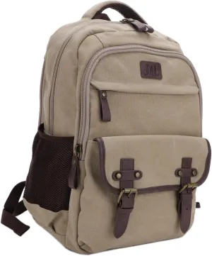JESSIE & JAMES Alpine CCW Lock and Key For Men Women Outdoors Backpack - Khaki