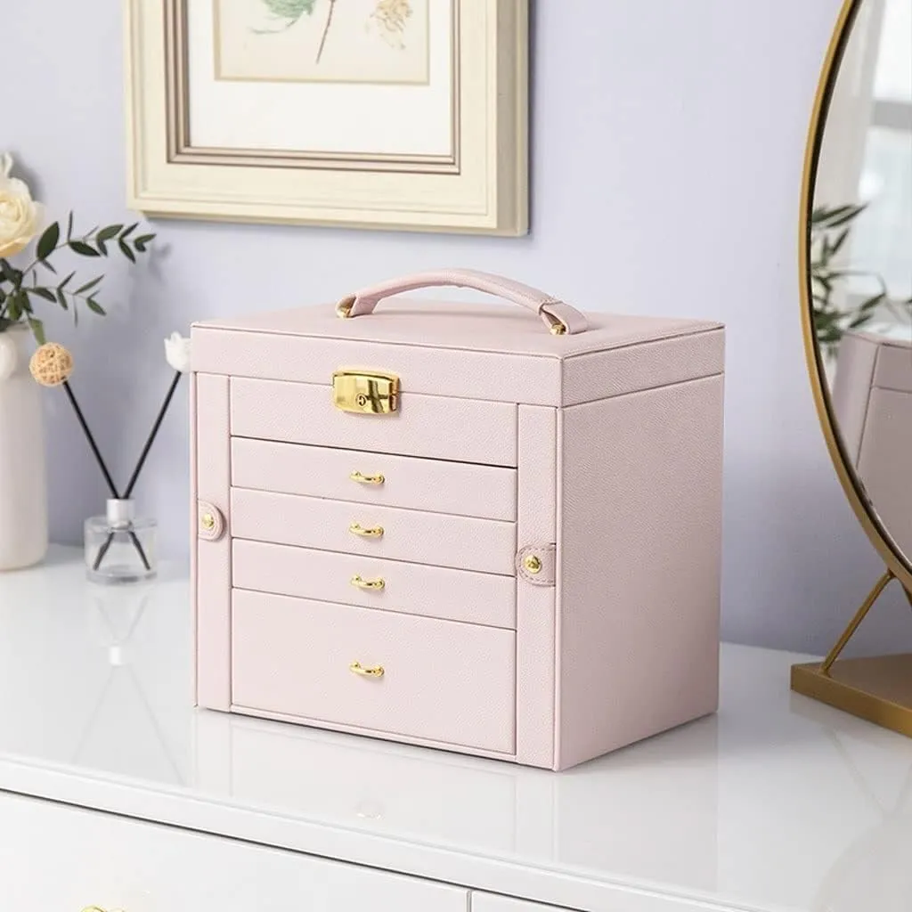 Jewellery Organiser Case Box Storage Multi-Layer Display Ring Bracelet Necklace Earrings