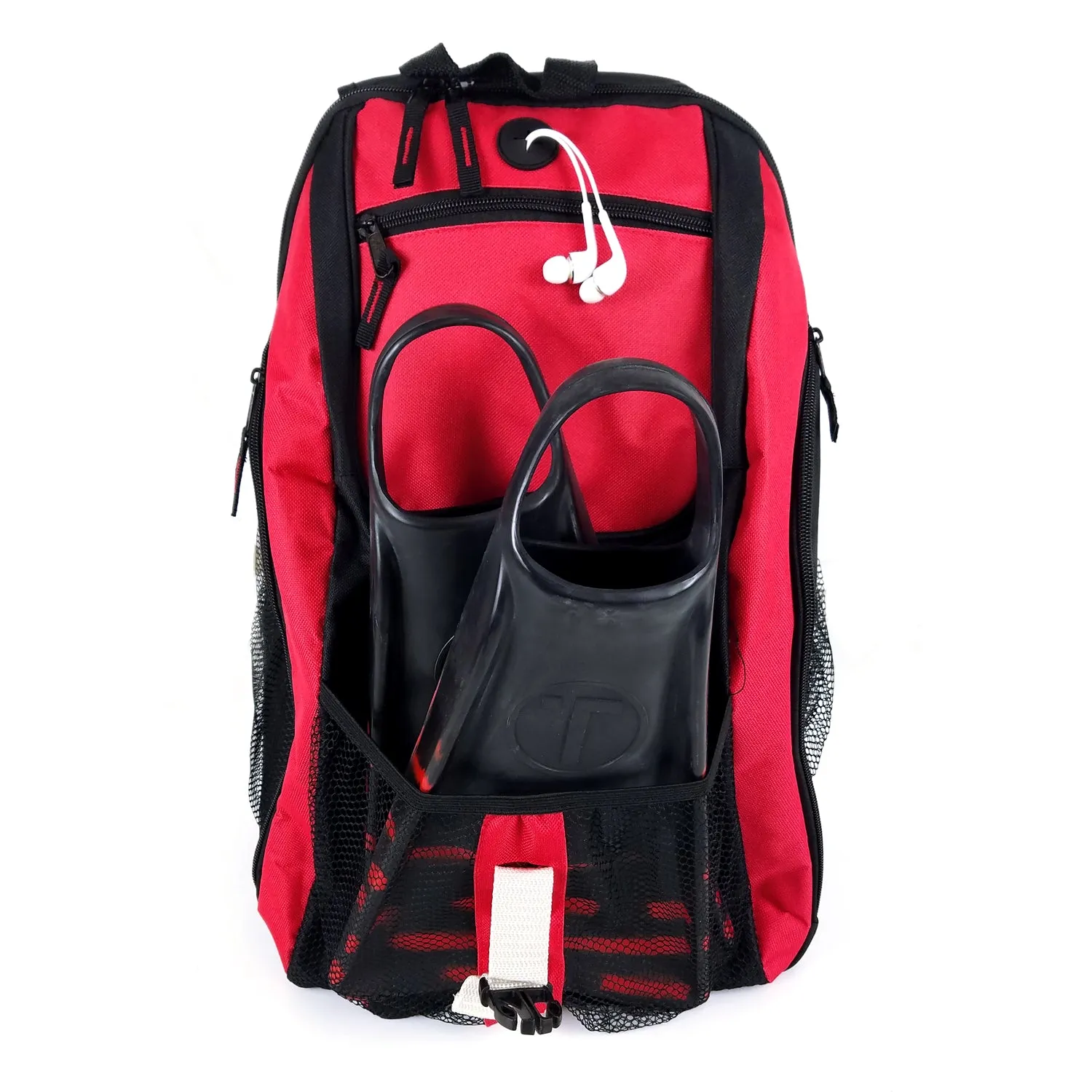 JG Swimfin Circle SHAKA Backpack Shaka keychain