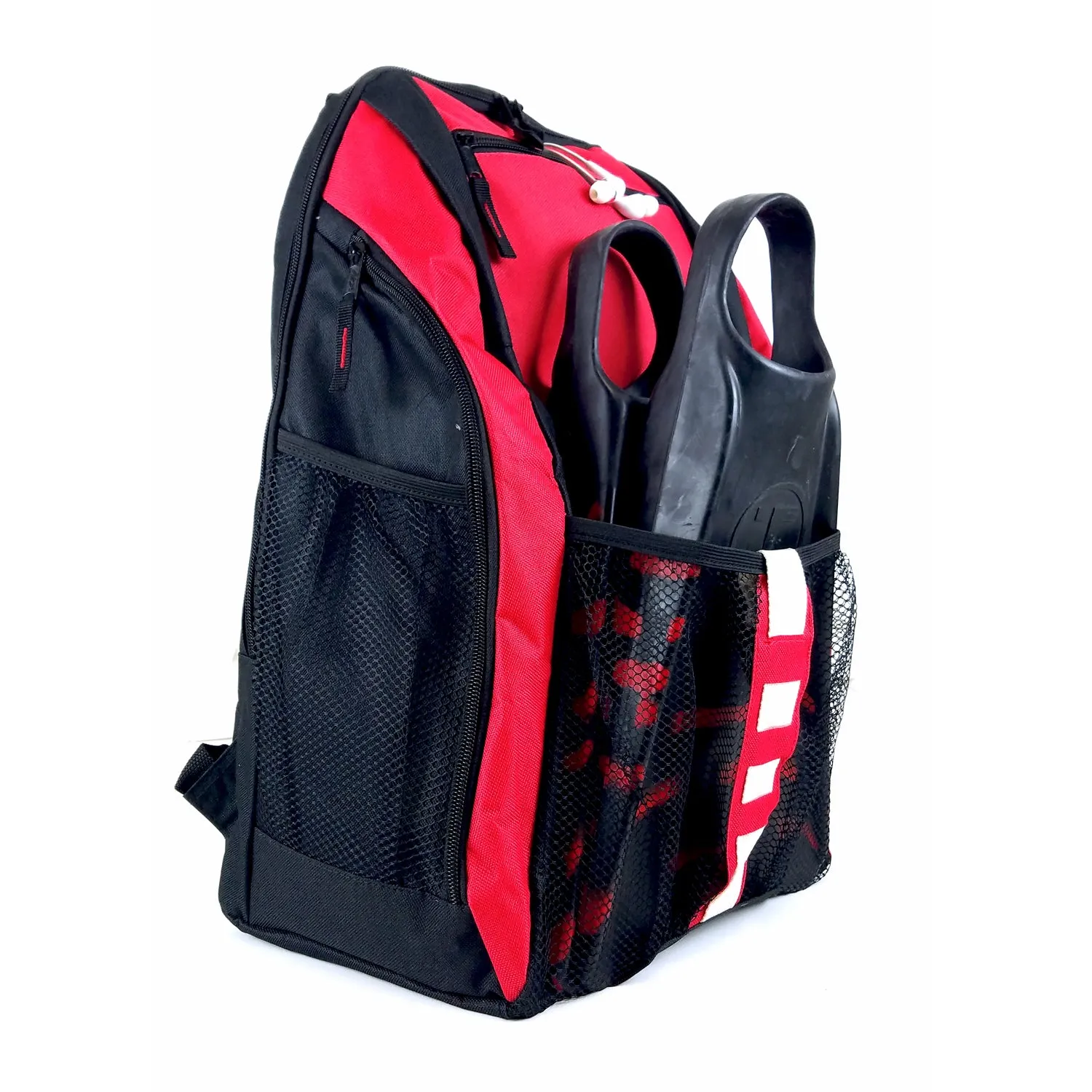 JG Swimfin Circle SHAKA Backpack Shaka keychain