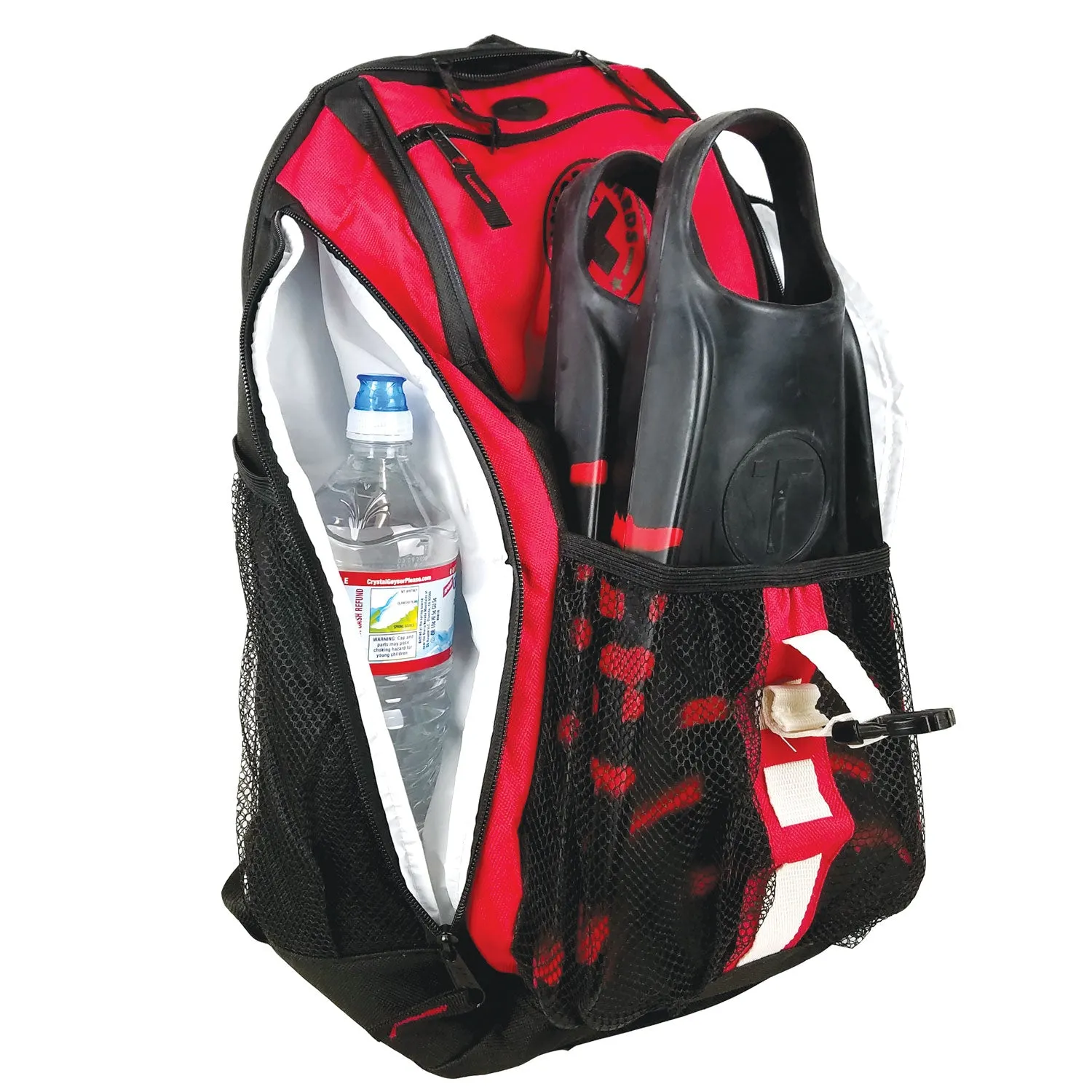 JG Swimfin Circle SHAKA Backpack Shaka keychain