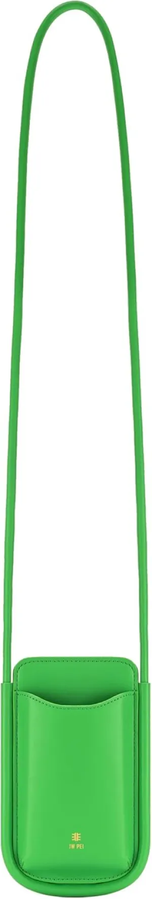 JW PEI Aylin Canvas & Quinn Vegan Leather Cell Phone Crossbody Bag