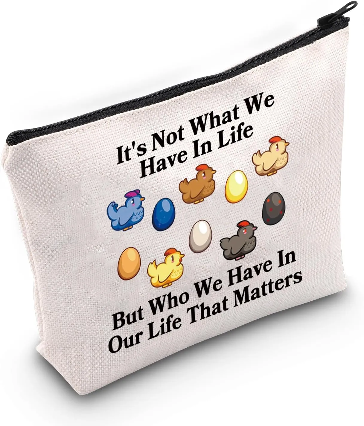 JXGZSO Funny Valley Game Gift Adventure Gaming Toiletry Valley Farm Game Cosmetic Bag Video Game Lover Gift
