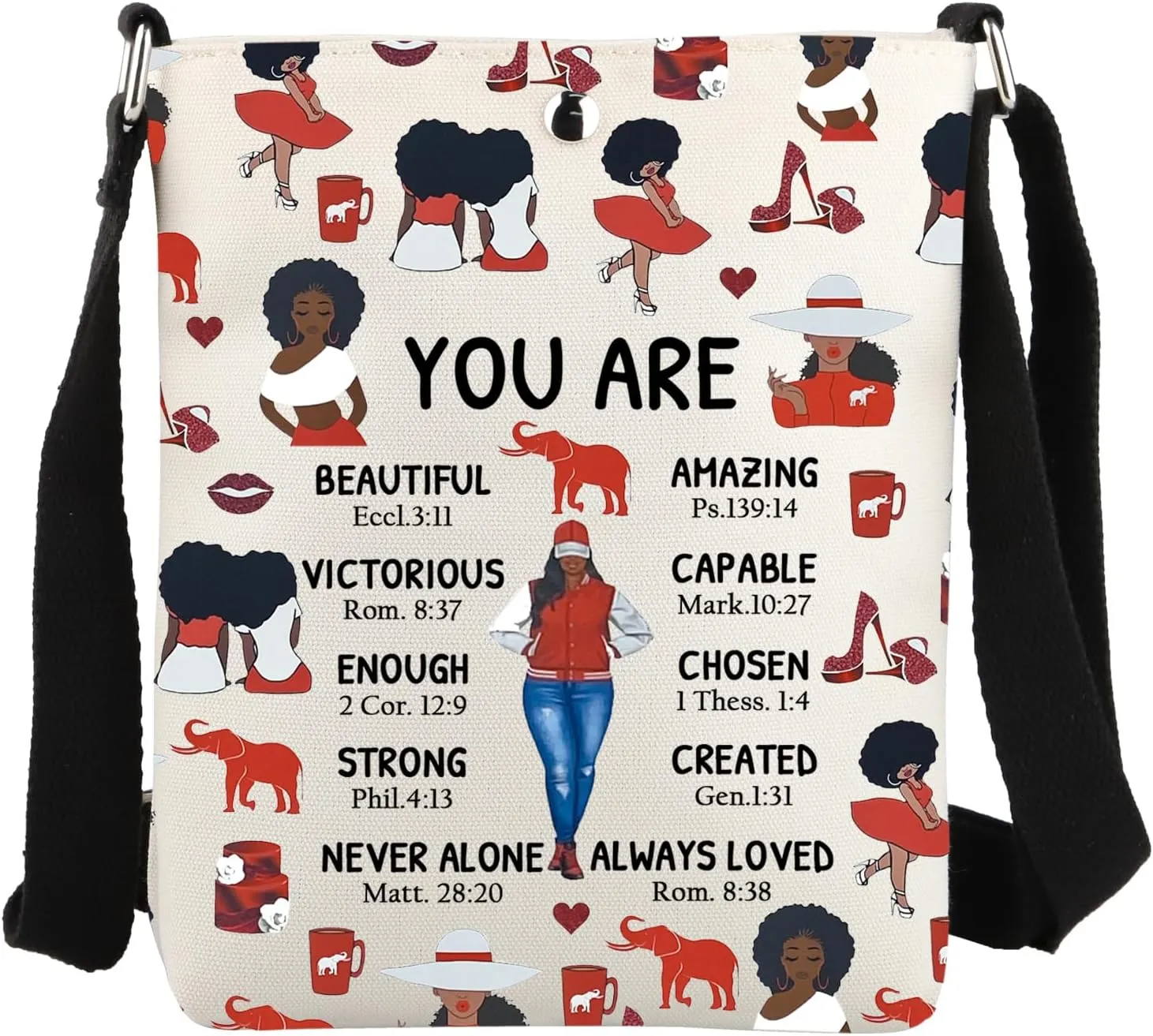 JYTAPP D Sorority Crossbody Bag Amazing You Are Sister Crossbody Purse D Sorority Gifts